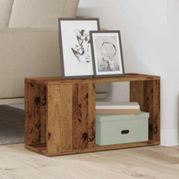 Berkfield Durable Tv Cabinet Old Wood 60X24X32Cm Engineered Wood - thumbnail 3