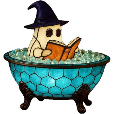 Led Halloween Battery Ghost Night Light Figure Spooky Decorations For Home - image 1