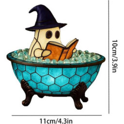 Led Halloween Battery Ghost Night Light Figure Spooky Decorations For Home - thumbnail 2