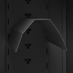 Berkfield Saddle Cabinet Anthracite 53X53X140 Cm Steel - thumbnail 6