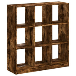 Berkfield Bookcase Smoked Oak 102X32X108 Cm Engineered Wood - thumbnail 2