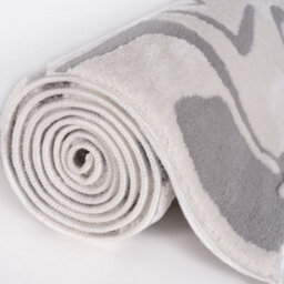 The Rugs Loft Light Grey And Ivory Abstract Geometric Living Room Area Rug And Runners Soft Pile - thumbnail 8