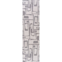 The Rugs Loft Light Grey And Ivory Abstract Geometric Living Room Area Rug And Runners Soft Pile - thumbnail 9