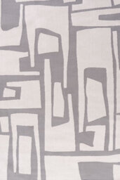 The Rugs Loft Light Grey And Ivory Abstract Geometric Living Room Area Rug And Runners Soft Pile - thumbnail 2