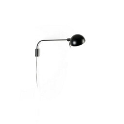 Luminosa Lighting Luminosa Dominica Extra Large Dome Wall Lamp Matt Black - thumbnail 3