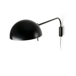 Luminosa Lighting Luminosa Dominica Extra Large Dome Wall Lamp Matt Black - thumbnail 6