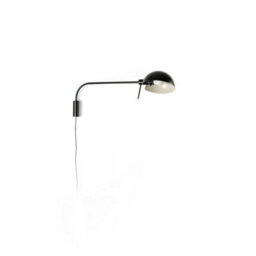 Luminosa Lighting Luminosa Dominica Extra Large Dome Wall Lamp Matt Black - thumbnail 2