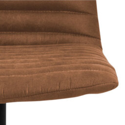 Furniture To Go Kimmy Bar Stool With  Brown Fabric In Set Of 2 - thumbnail 7