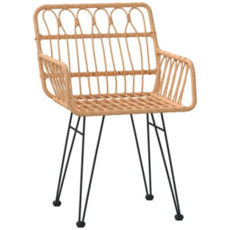 Berkfield 7 Piece Garden Dining Set Poly Rattan - thumbnail 5