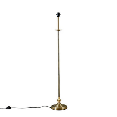 Valuelights Belmont Antique Brass Traditional Floor Lamp Base - image 1