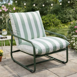 Kettler Cloud Relaxer Garden Chair Forest Green Padded Outdoor Patio Lounge Seat - thumbnail 4
