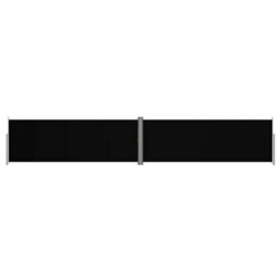 Berkfield Retractable Side Awning Black 180X1000 Cm - thumbnail 2