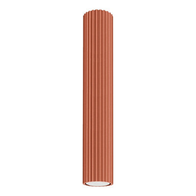 Luminosa Lighting Luminosa Karbon Minimalist Surface Mounted Ceiling Lamp 40 Red Ochre - image 1