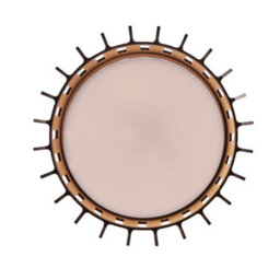 Nordlux Aludra Outdoor Aluminium Ceiling Light Coastal/marine Safe Brown,mains - thumbnail 2
