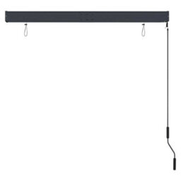 Berkfield Harmful Outdoor Roller Blind 140X250 Cm Blue And White - thumbnail 5