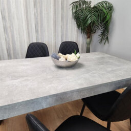 Kosy Koala Modern Dining Table Set With 4 Black Faux Leather Chairs Dining Room Furniture - thumbnail 7