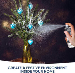 Pf Artificial Christmas Spray On Snow Non Flammable Winter Decoration Trees Windows Crafts Holiday Display 250Ml 1577 - thumbnail 3