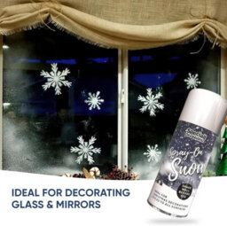 Pf Artificial Christmas Spray On Snow Non Flammable Winter Decoration Trees Windows Crafts Holiday Display 250Ml 1577 - thumbnail 5