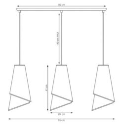 Emibig Lighting Emibig Moda Pendant Lamp 3 X E27 Beige / Rattan - thumbnail 8