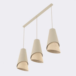 Emibig Lighting Emibig Moda Pendant Lamp 3 X E27 Beige / Rattan - thumbnail 7