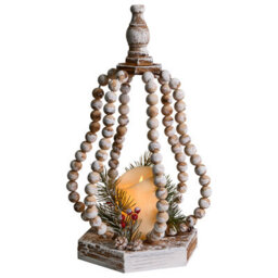 Beliani Christmas Decoration Led Petruma 40 Cm Light Brown