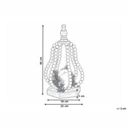 Beliani Christmas Decoration Led Petruma 40 Cm Light Brown - thumbnail 3