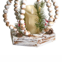 Beliani Christmas Decoration Led Petruma 40 Cm Light Brown - thumbnail 6