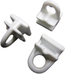 SISI UK Ceiling Curtain Track Glider Pole Runner Drape Fabric Rail Tape Hook Curtain Rail Slider Rod Slides Roller Window Door Shower X 20 - thumbnail 1