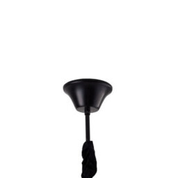 Living And Home Vintage Black 6 Lamp Wrought Iron Candlestick Chandelier, Height Adjustable Classic Chandelier - thumbnail 6