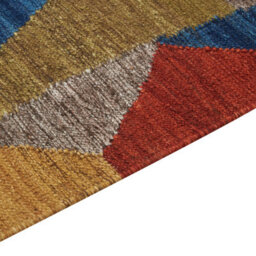 Beliani Rug Arzakan Multicolour 200 X 300 Cm Wool Kilim - thumbnail 5