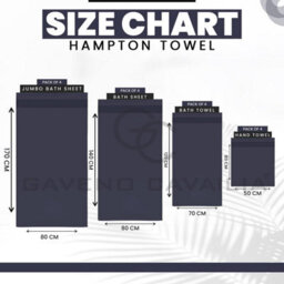 Gc Gaveno Cavailia Hampton Royal 4 Pack Bath Towel 70X120 Navy Egyptian Cotton Premier Super Absorbent Towel - thumbnail 5