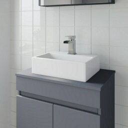 Aveli Bathroom Vanity Wash Basin Sink Countertop Rectangular 1 Th Modern 400 X 300mm - thumbnail 3