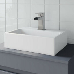Aveli Bathroom Vanity Wash Basin Sink Countertop Rectangular 1 Th Modern 400 X 300mm - thumbnail 2
