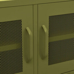 Berkfield Tv Cabinet Olive Green 105X35X50 Cm Steel - thumbnail 8