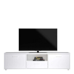 Wyld Haus Nagoya Compact White Media Tv Unit - 2 Doors 1 Drawer 1 Shelf 147Cm - thumbnail 9