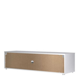 Wyld Haus Nagoya Compact White Media Tv Unit - 2 Doors 1 Drawer 1 Shelf 147Cm - thumbnail 6