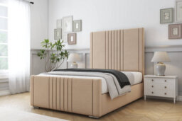 "Sloomy Harrington Pebble Plush Bed Frame With Mattress With 50"" Upholstered Headboard 3' Single" - thumbnail 2
