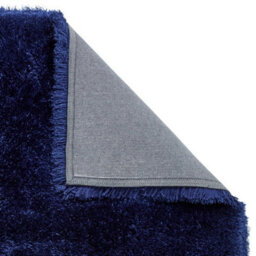 Montana Dark Navy Plain 80mm Thick Modern Easy To Clean Handmade Rug For Bedroom, Living Room By Think Rugs-80Cm X 150Cm - thumbnail 5