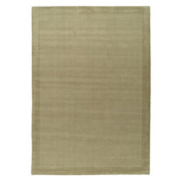 Loomed Modern Bordered Green Soft Office Rug 160Cm X 230Cm - thumbnail 1