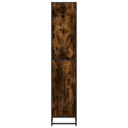 Berkfield Bookcase Smoked Oak 60X35X170.5 Cm Engineered Wood - thumbnail 5