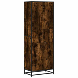 Berkfield Bookcase Smoked Oak 60X35X170.5 Cm Engineered Wood - thumbnail 6