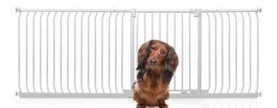 Bettacare Elite Pressure Dog Gate, 225Cm - 234Cm, Matt White, Pressure Fit Pet Gate For Dog And Puppy - image 1