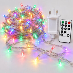 Shopnbits 15M 120 Led Multicolour Fairy Lights, Ip65 Waterproof, 8 Modes Remote Timer, Indoor Outdoor - thumbnail 2