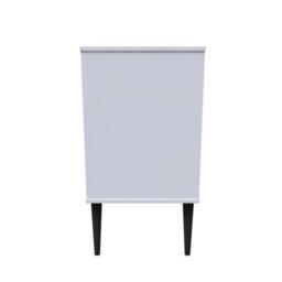 Toledo 3 Drawer Chest In White Matt (Ready Assembled) - thumbnail 2