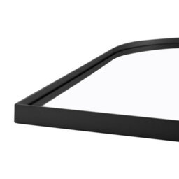 Thehotsale 50Cm X H 75Cm W Arch-Shape Wall Mounted Black Metal Framed Bathroom Mirror Decorative - thumbnail 5