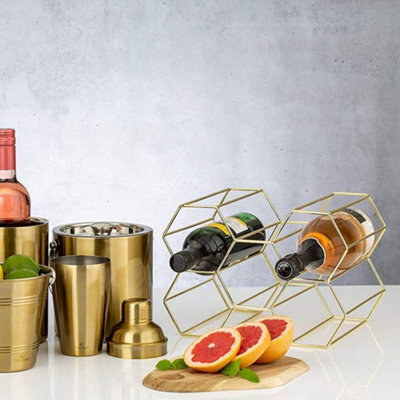 Rayware Viners Barware Stainless Steel Wine Rack - Gold - image 1