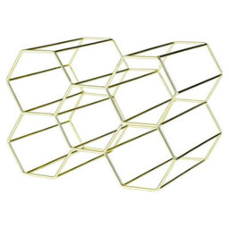 Rayware Viners Barware Stainless Steel Wine Rack - Gold - thumbnail 2