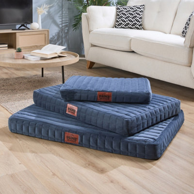 Anti-Anxiety Blue Pet Bed For Dogs - Slumberdown Orthopaedic & Washable, Medium - image 1