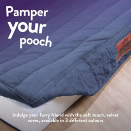 Anti-Anxiety Blue Pet Bed For Dogs - Slumberdown Orthopaedic & Washable, Medium - thumbnail 5