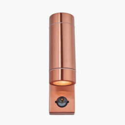 Pacific Lifestyle Dual Copper Pir Wall Light Outdoor Garden Metal Wall Lights - thumbnail 4